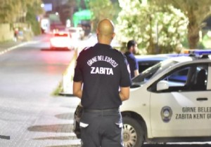 Girne Belediyesi Zabtalar Polis Gibi alyor